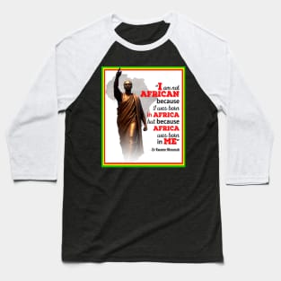 Kwame Nkrumah Baseball T-Shirt